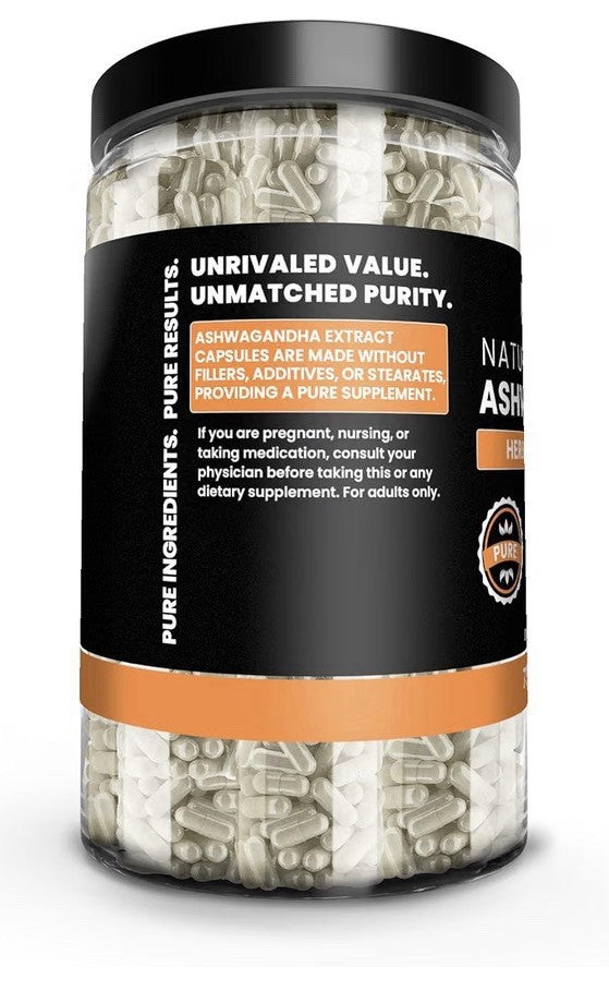 PURE ORIGINAL INGREDIENTS Ashwagandha Natural Source Herbal 730 Capsules