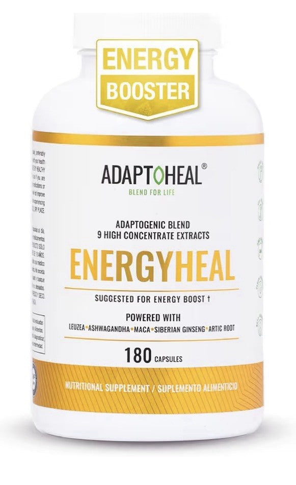 ADAPTOHEAL ENERGYHEAL Adaptogenic Blend Supports Body And Mental Energy 180 Caps