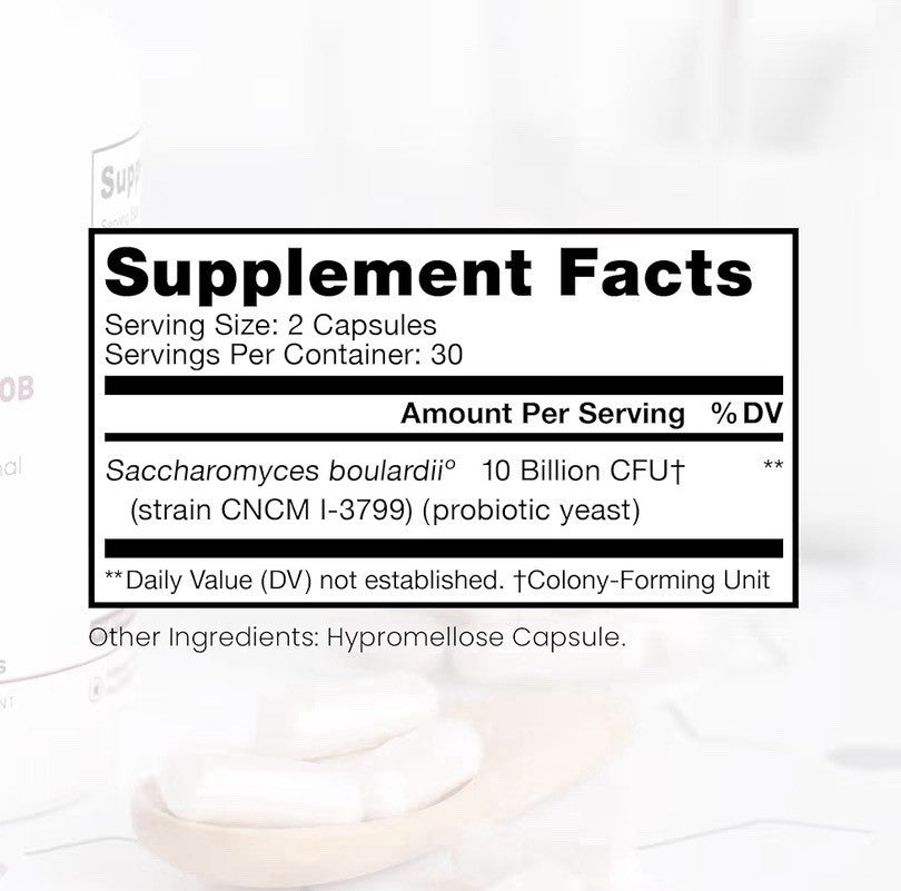 Pure Therapro Rx Saccharomyces Boulardii Probiotics 10Billion CFU USA Made 60cap