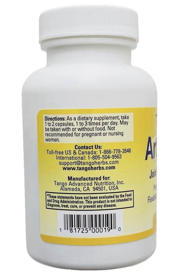 Tango ArthriPhase Joint Support Formula Neatural Healthy Joints Flexibility 60ca