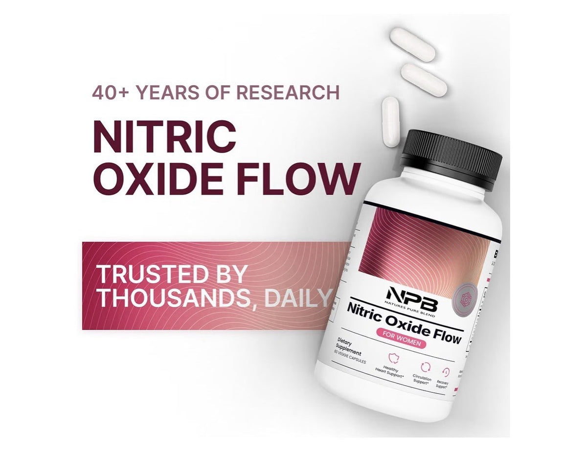 NPB Nitric Oxide Flow Healthy Heart Circulation Recovery Support For Women 60cap