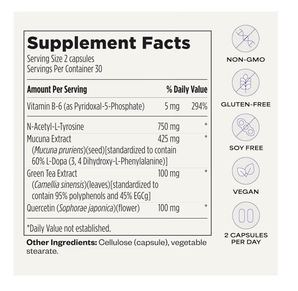 Suppgrade Labs Motivation 101 by Dave Asprey Support Cognitive Health 60 Capsule