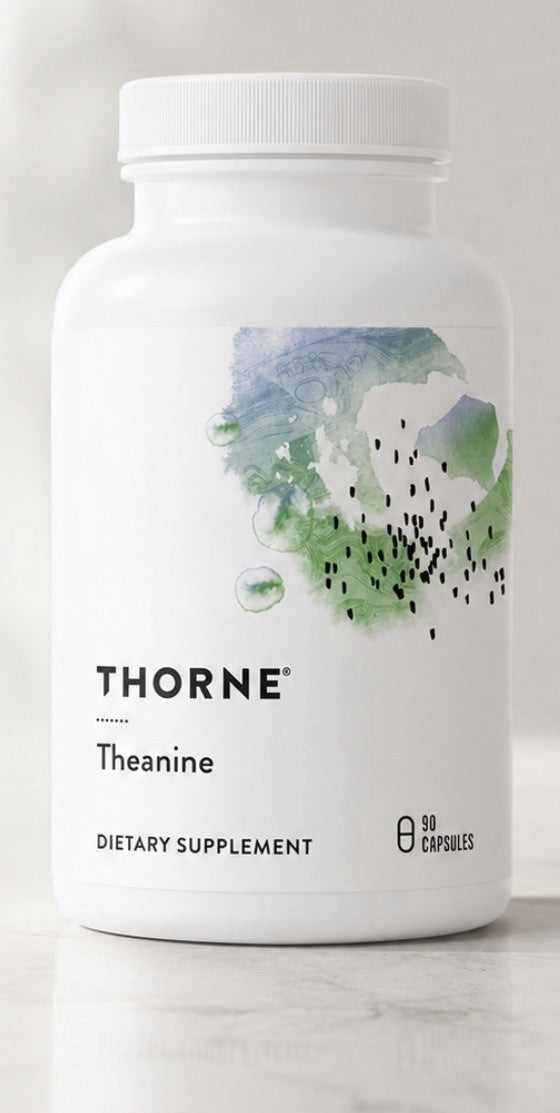 THORNE Theanine L-Theanine 200mg Dietary Supplement 90 Capsules
