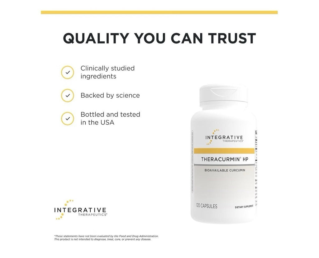 Integrative Therapeutics Theracurmin HP Curcumin Heart Joint Health Support 120c