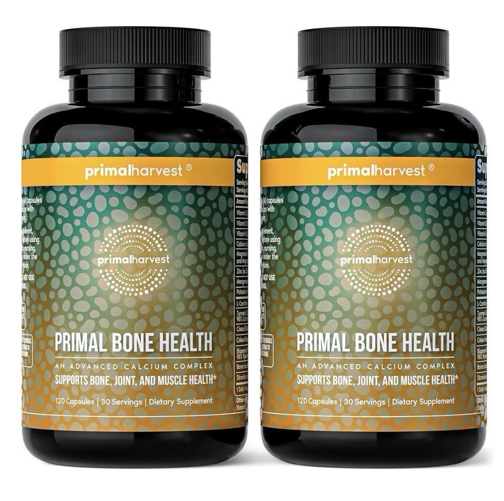 Primal Harvest Primal Bone Health Calcium Complex Bone Joint Muscle Health 2Pack