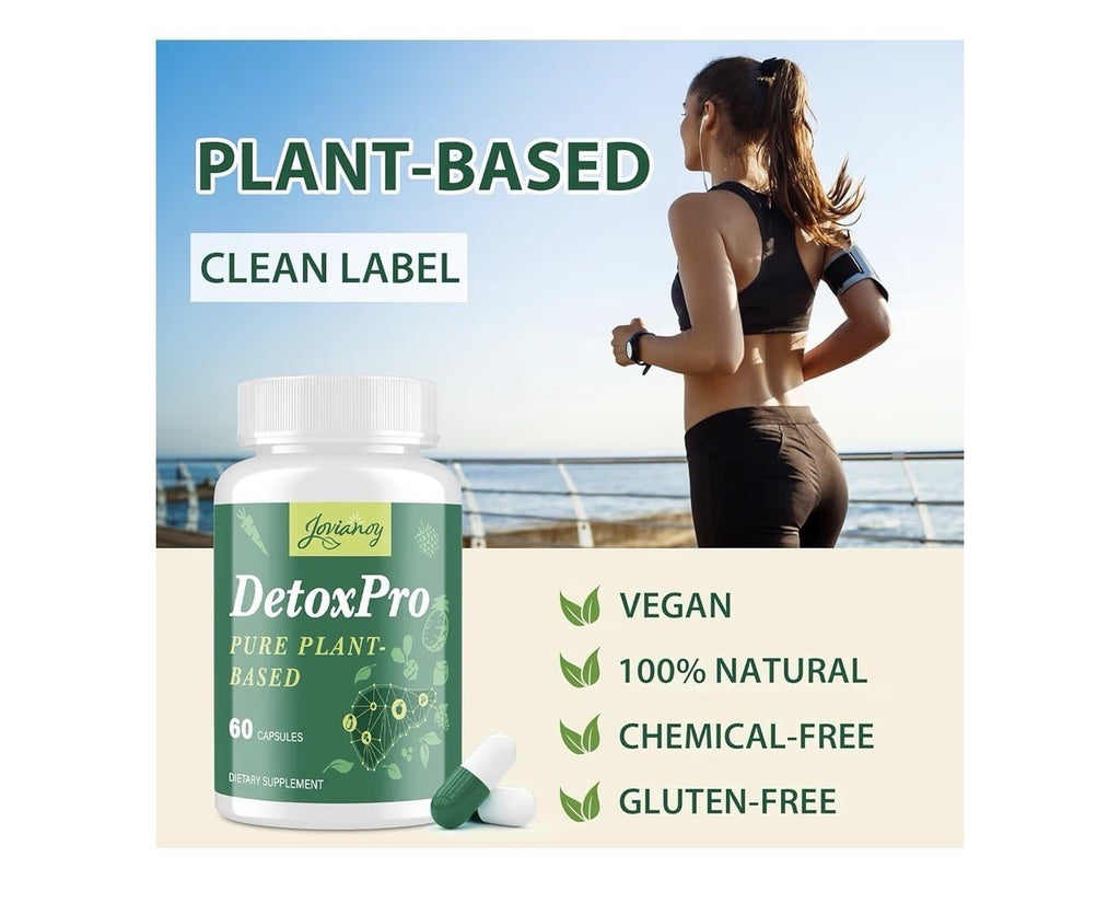 Jovianoy DetoxPro 1000 MG Detox & Cleanse 26-in-1 Pure Plan Based Formula 60caps