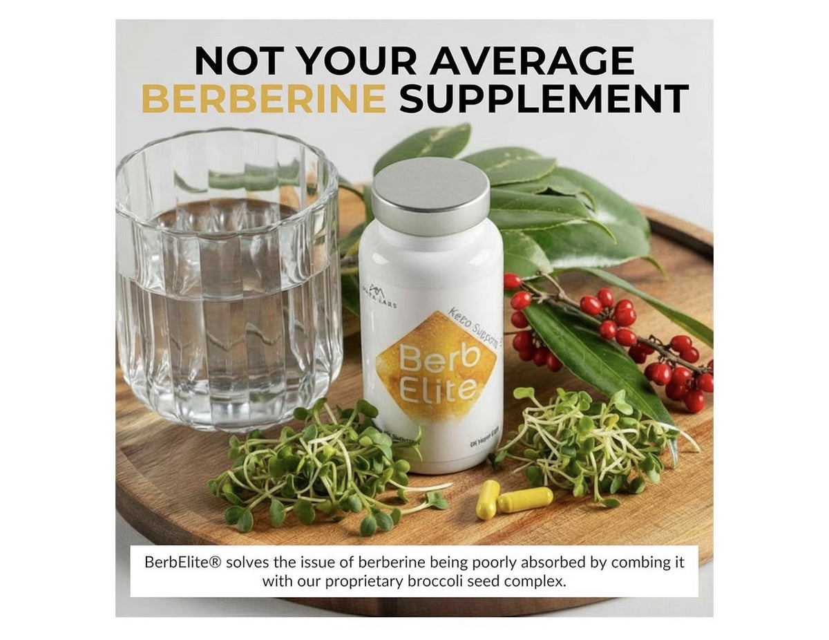 Mara Labs BerbElite Berberine HCL & Broccoli Seed Complex 120 Capsules