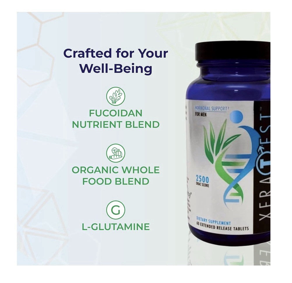 Youngevity XeraTest™ Hormonal Support for Men Hormonal Wellness Brain Health 60T