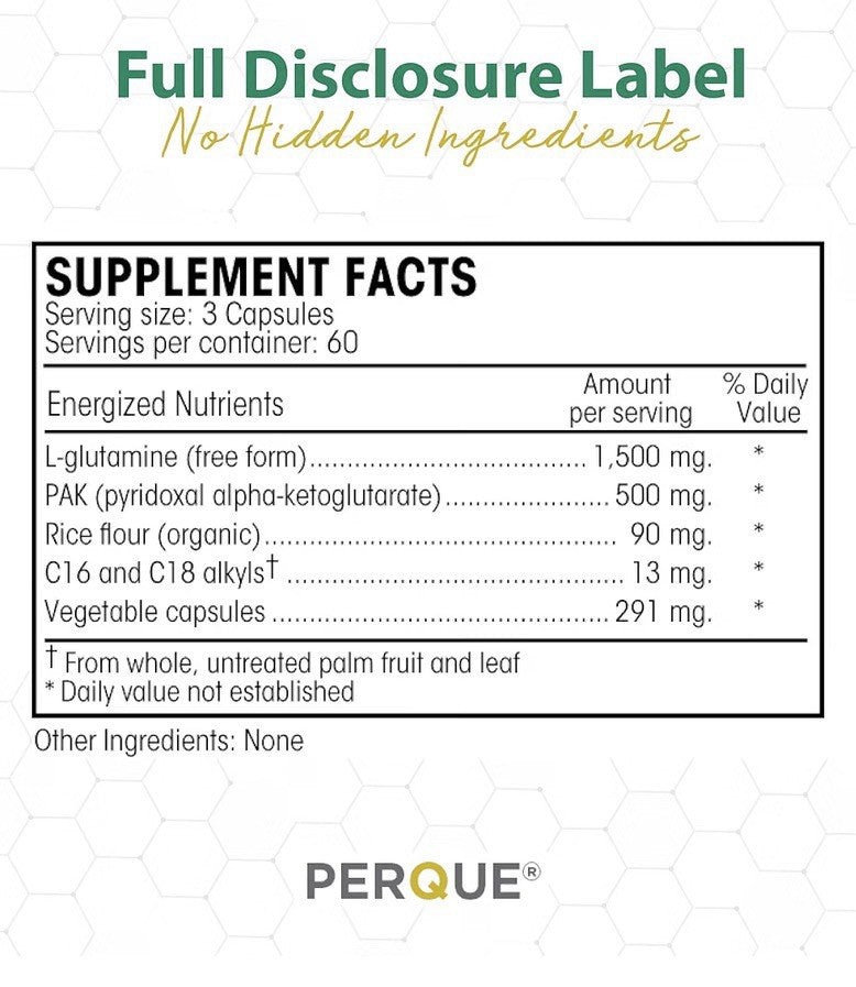 PERQUE Endura/Pak Guard Supports Digestive Health Stamina Mental Clarity 60 Caps