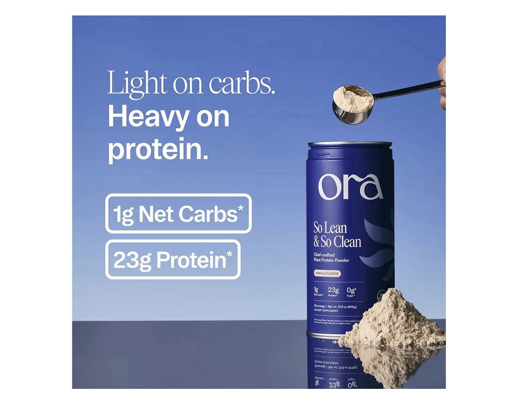 Ora So Lean & So Clean Plant Protein Powder for Women and Men Chocolate 22.8oz