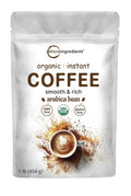 Organic Instant Coffee Powder Arabica Bean Coffee Beans Organic Smooth &Rich 1lb