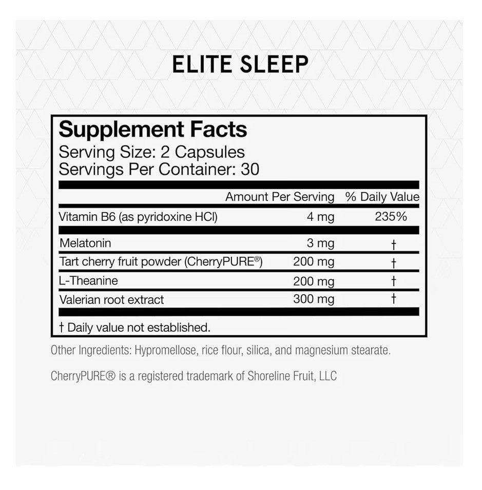 Momentous Elite Sleep Rapidly Transition Your Body To Deep Lasting Sleep 60 Caps