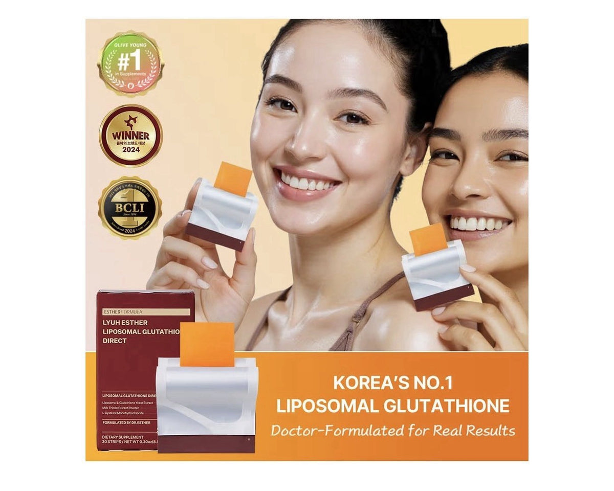 6 Pack ESTHER FORMULA LYUH ESTHER Liposomal Glutathione Direct Supplement