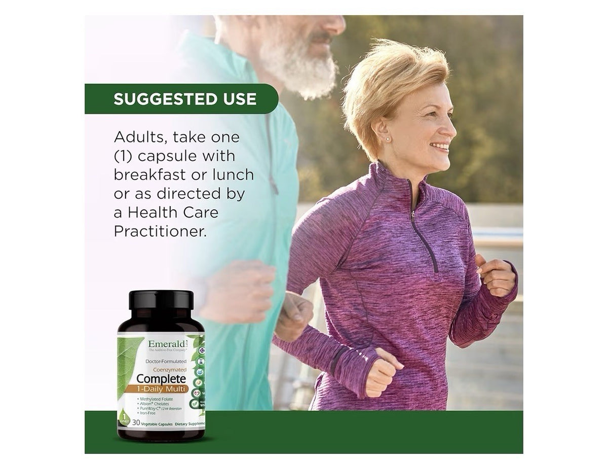 EMERALD LABS Complete 1-Daily Multi Complete Multivitamin Women & Men 30capsules