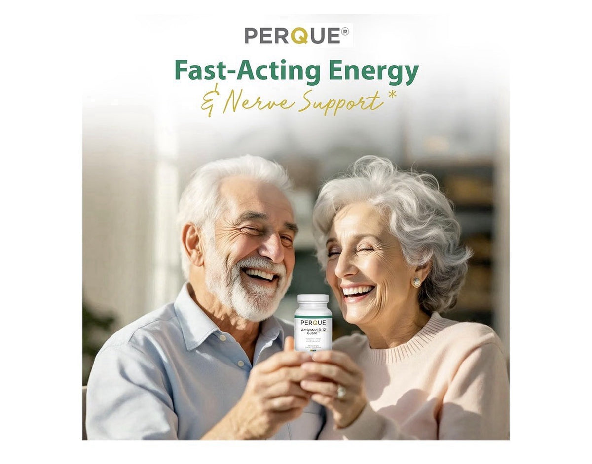 Perque Activated B-12 Guard Supports Energy And Endurance 100 lozenges