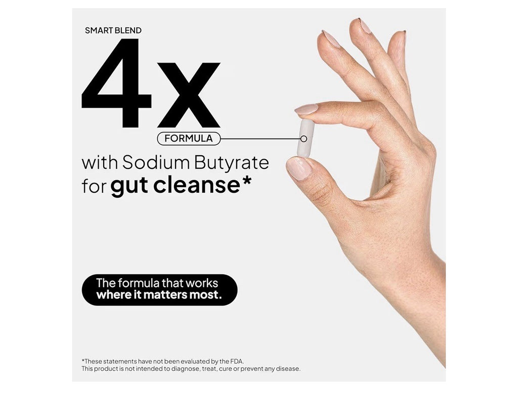 Humming Herbs Sodium Butyrate+ 4-in-1 Digestive Support Gut Health 180 Capsules