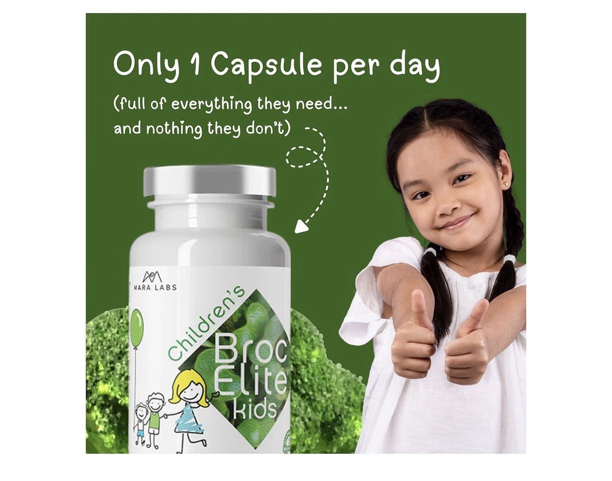 Mara Labs Broc Elite Kids Children’s Broccoli Stabilized Sulforaphane 30 Capsule