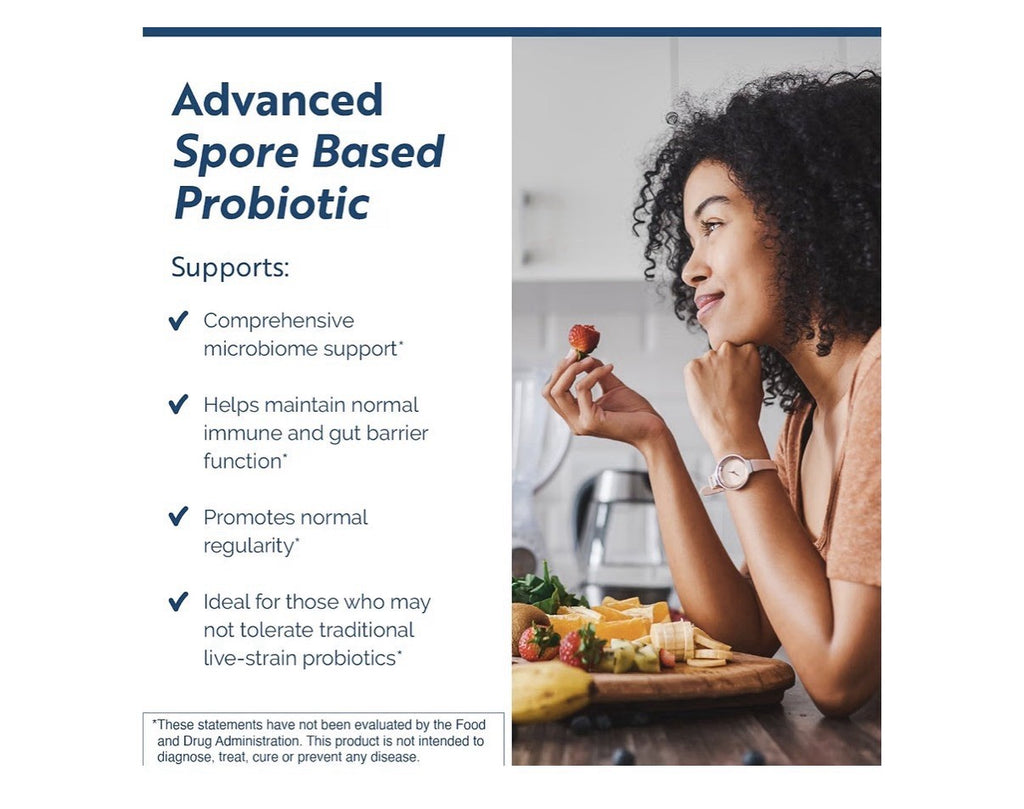 Researched Nutritionals CoreBiotic Advanced Spore Based Probiotic Prebiotic 60ca