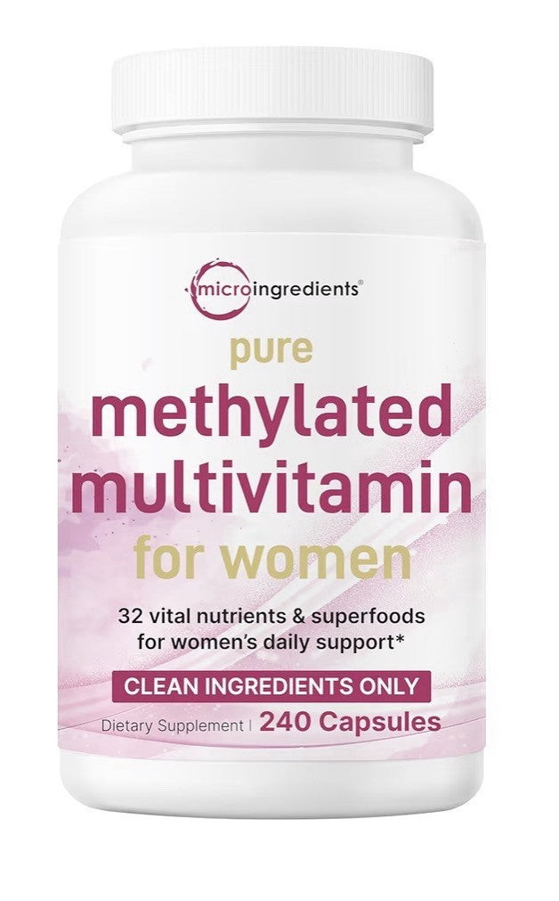 Micro Ingredients Pure Methylated Multivitamin for Women Clean Ingredients 240ca