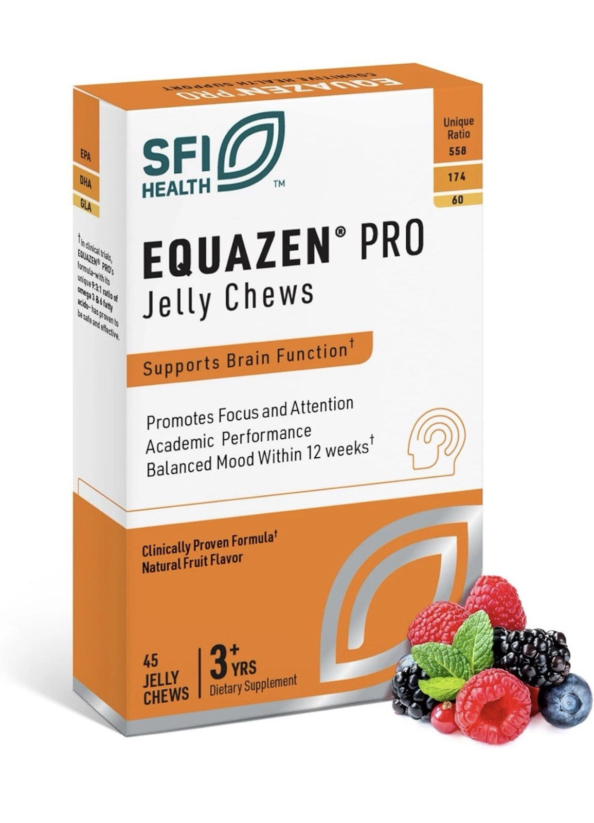 Equazen Pro Jelly Chews SFI Health Fish Oil Omega 3 & Omega 6 For Kids 3+ Years