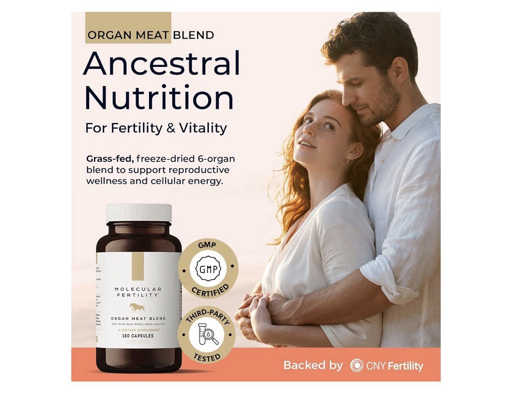 Molecular Fertility Beef Organ Complex Pasture-Raised Grass Fed Beef Liver 180ca