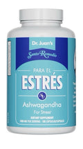 Santo Remedio PARA EL ESRTÉS Ashwagandha For Stress Support 180 Capsules