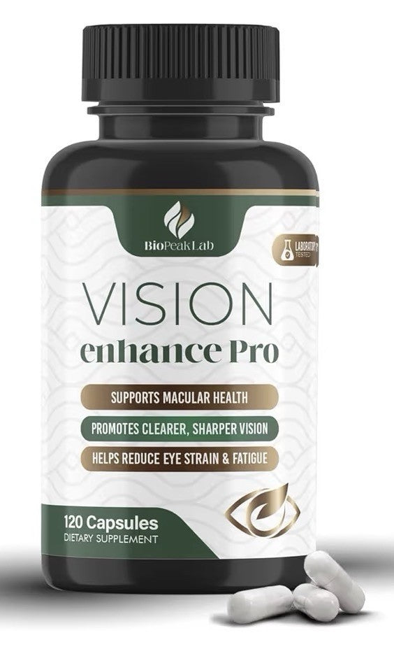 BioPeak Lab Vision Enhance Pro Macular Health Sharper Vision Eye Wellness 120cap