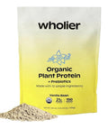 wholier Organic Plant Protein + Prebiotics Powder But Health Support 525g