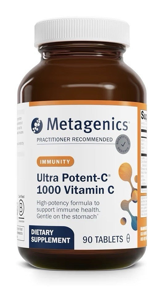Metagenics Ultra Potent-C 1000 Vitamin C Immune Health Support Antioxidant 90cap