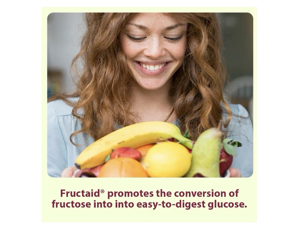 Fructaid Enzyme Supplement Enjoy Fruits, Soft Drinks And Sweets Again 180Capsule