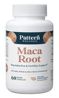 Pattern Wellness Maca Root Reproductive Fertility Support Mood Endurance 60 Caps