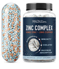 SMNutrition Zinc Supplement Microbeadlets with Copper for Immune Support 60 Caps