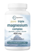 Micro Ingredients Pure Triple Magnesium Complex glycinate+malate +taurate 300cap