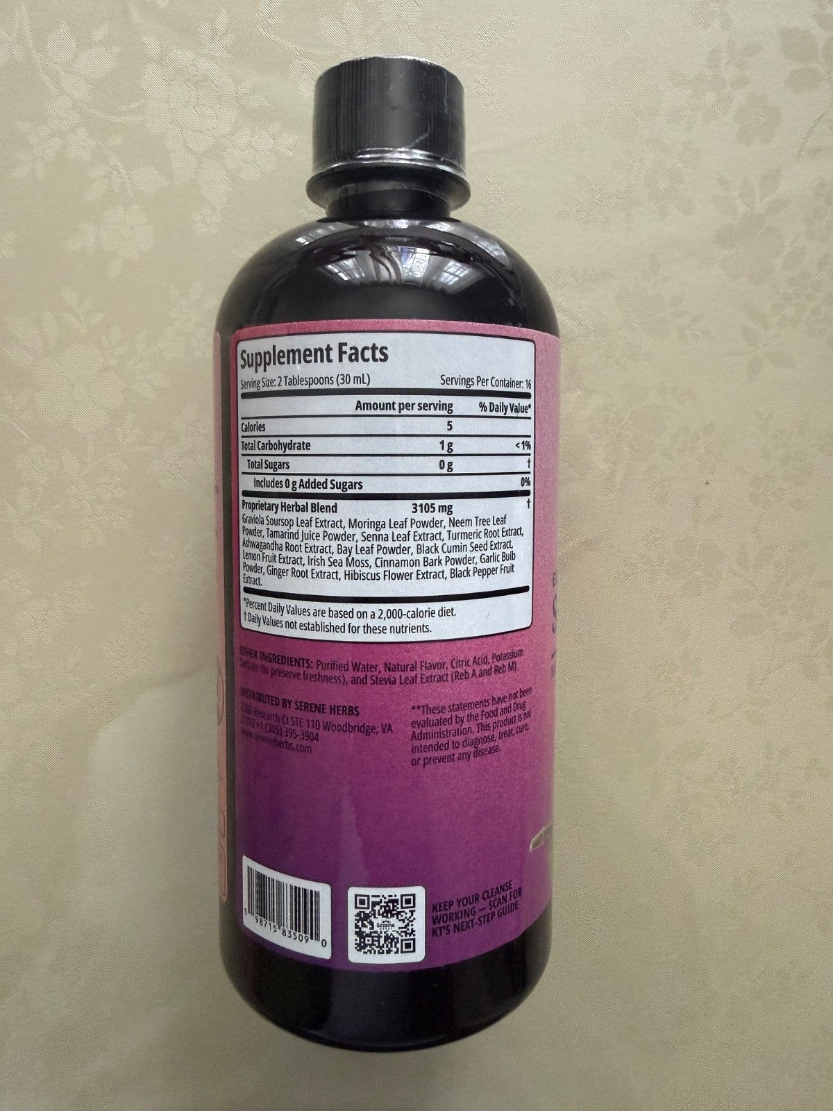 Serene Herbs Soursop Bitters Liquid Mixed Berries & Black Seed Triple Bundle