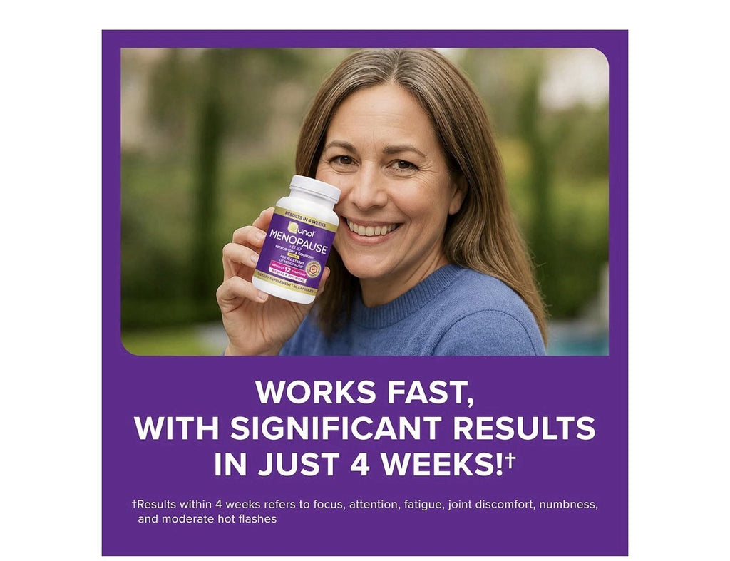 Qunol Menopause Relief Hormone Free Support Hot Flashes Night Sweats Mood 60caps