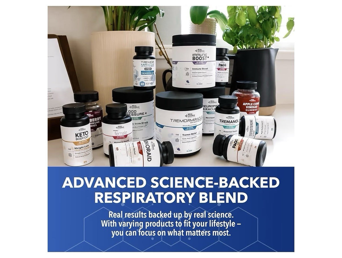 Real Science Throat & Lung Miracle Detox Clear Mucus Sore Throat Immune Response
