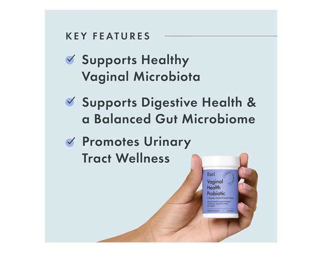 Rael Vaginal Health Probiotics Women pH Balance Supplement Immune Health 30 Caps