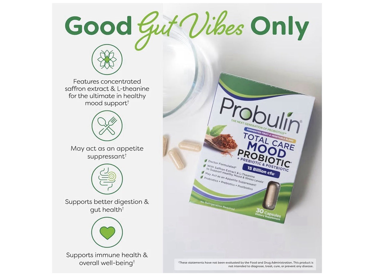 Probulin Total Clare Mood Probiotics for Women Gut Brain Axis Support 30 Capsule