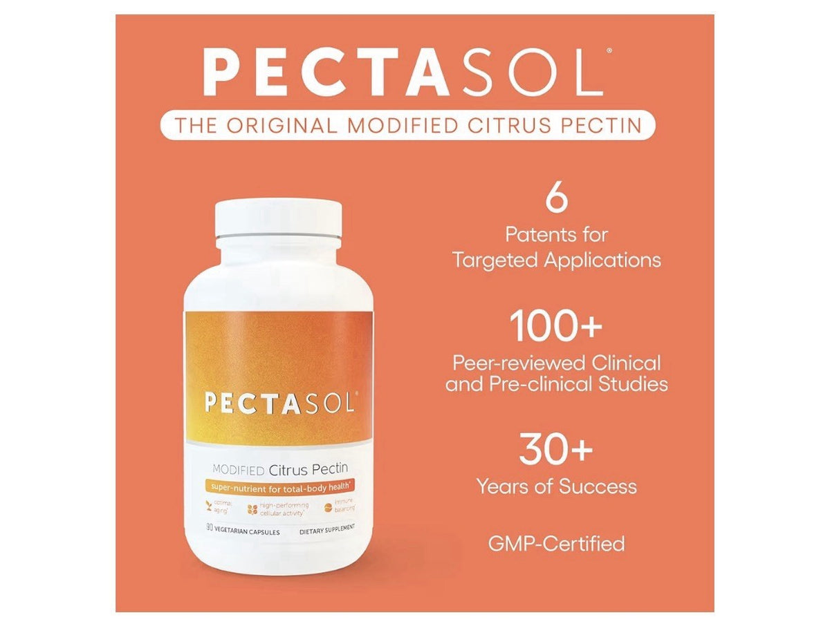 PectaSol Pectin Modified Citrus Total-Body Health Supplement 90 Capsules