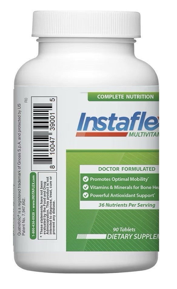 Instaflex Multivitamin Complete Nutrition Mobility Bone Health Antioxidant 90Tab