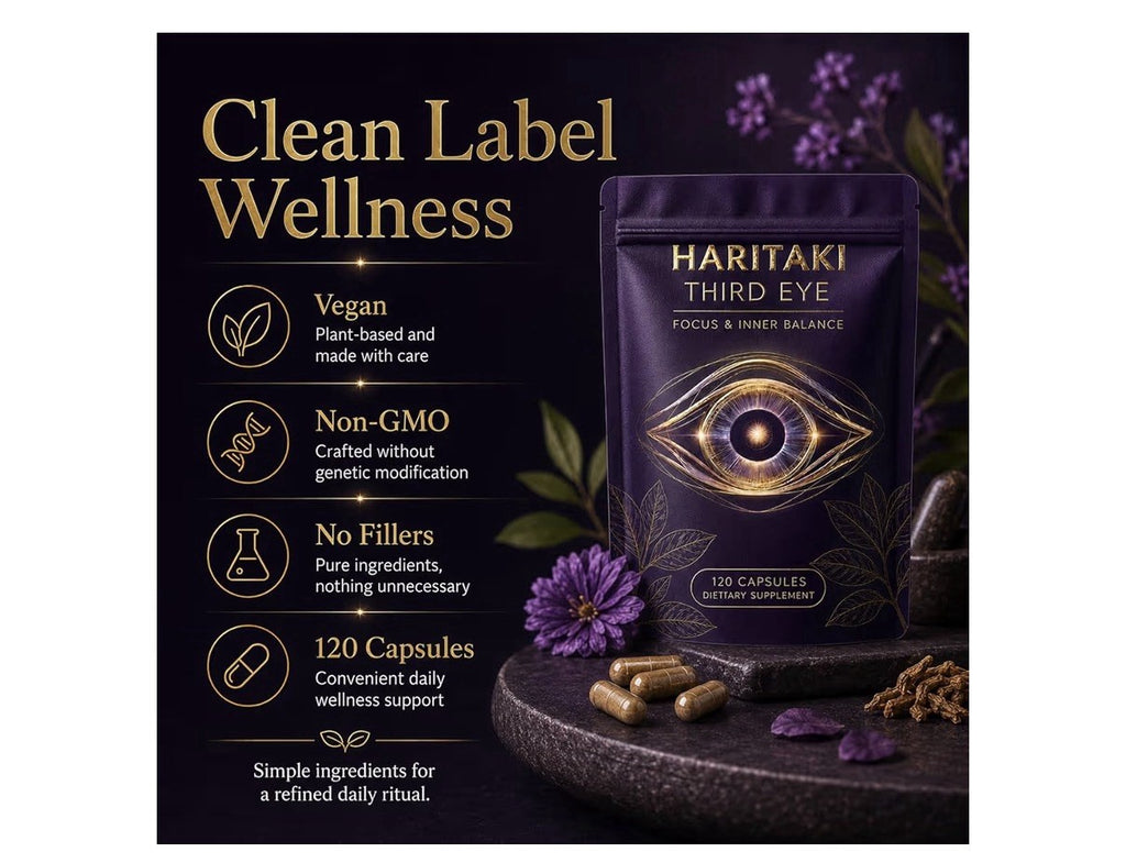 HARITAKI Third Eye Mental Clarity Awaken Intuition  Inner Balance Energy 2 Pack