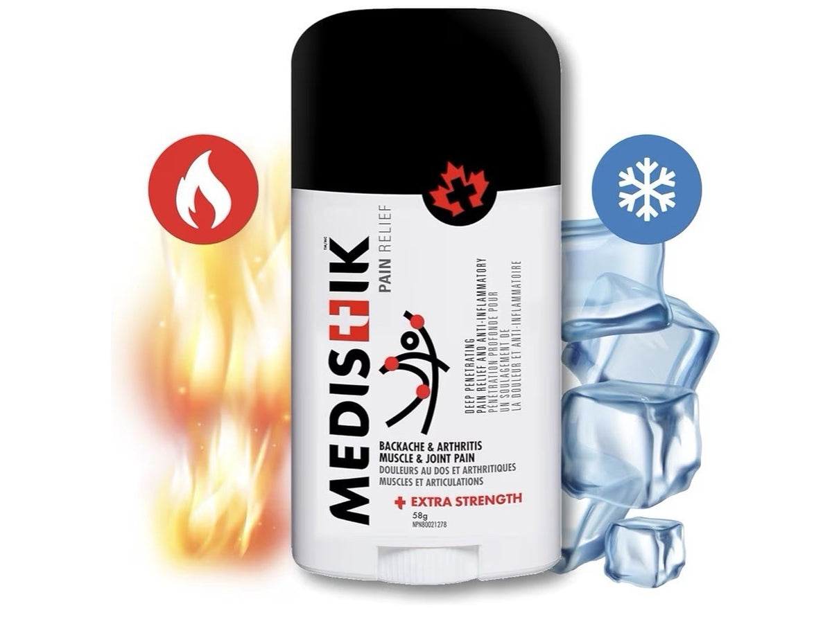 4 Pack MEDISTIK Pain Relief Stick Extra Strength Backache Arthritis Joint Pain