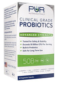 PUR Nutraceuticals Probiotics Clinical Grade 50 Billion CFUs Prebiotic 60capsule