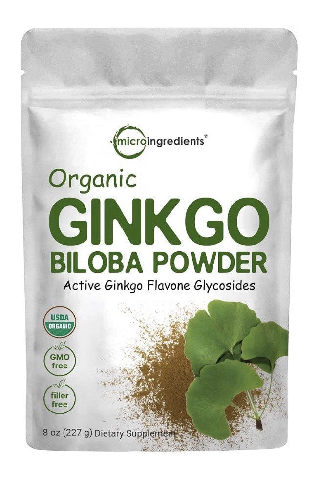 Micro Ingredients Ginkgo Biloba Flavone Glycosides Organic Powder 8oz