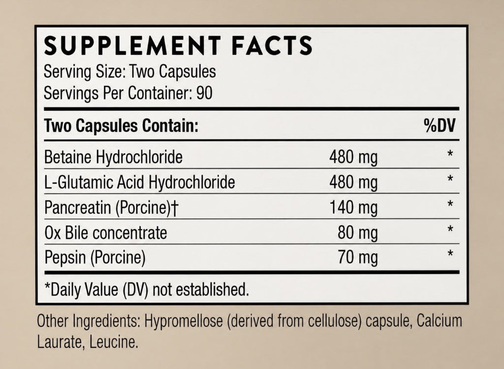Thorne Advanced Digestive Enzymes Plus Gallbladder Support 180 Capsules