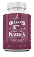 Ancestral Supplements Grass Fed Placenta Supplement Pasture Raised 180 Capsules