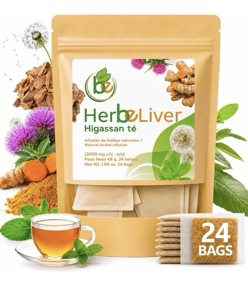 B-Experts HerbeLiver Higassan Te Natural Herbal Infusion 24 Tea Bags