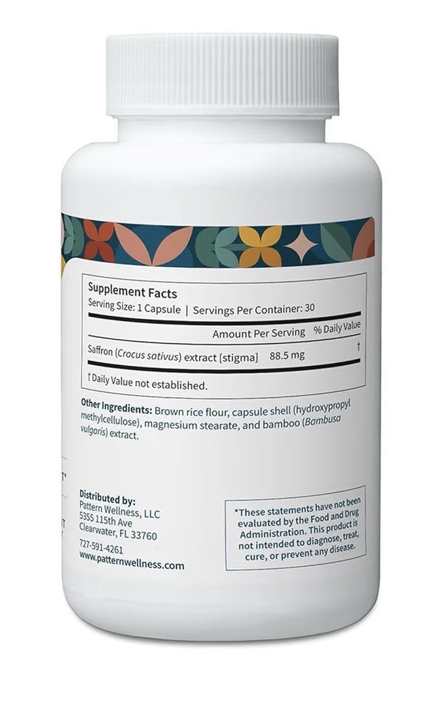 3 Pack Pattern Wellness Saffron Extract Mood Energy Support Weight Management