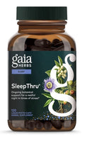 Gaia Herbs SleepThru Sleep Support Supplement with Ashwagandha Root 120 Capsules