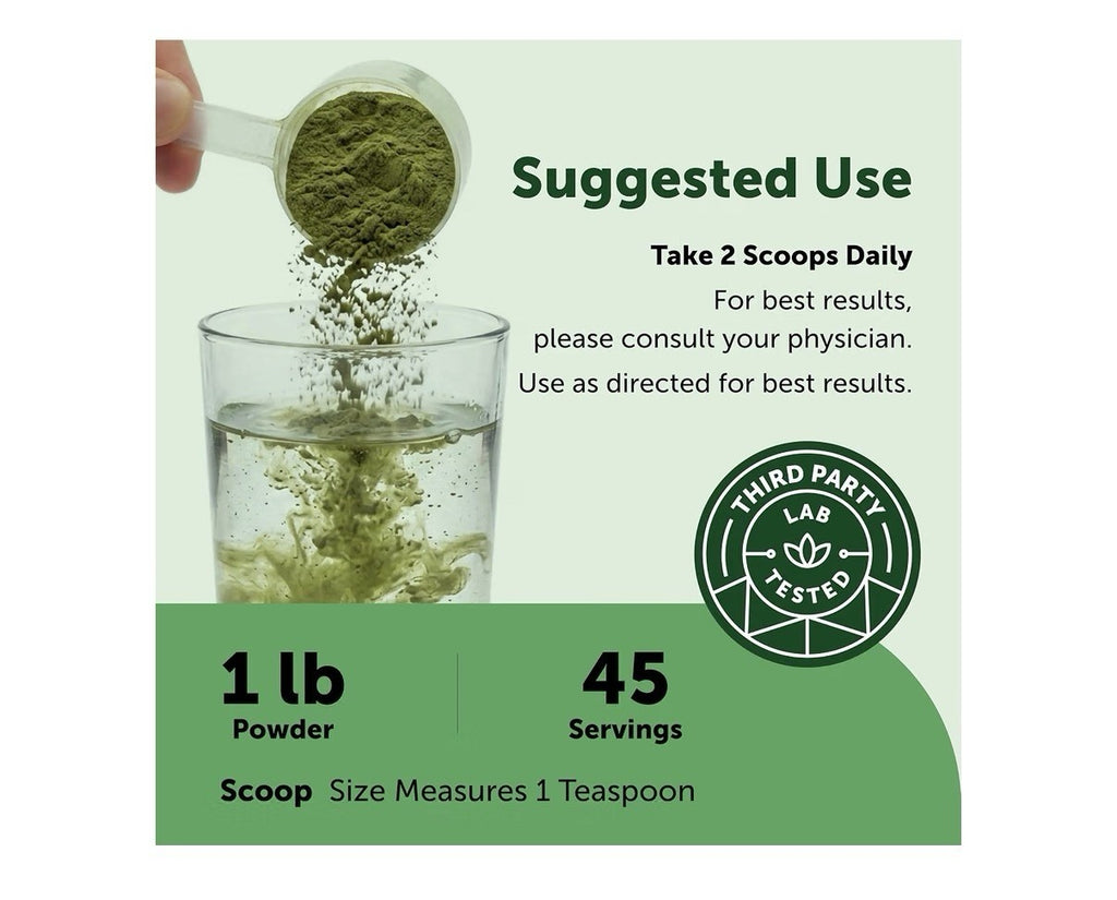 Micro Ingredients Super Greens Superfood Powder 100 Super Foods Drink Mix 1lb